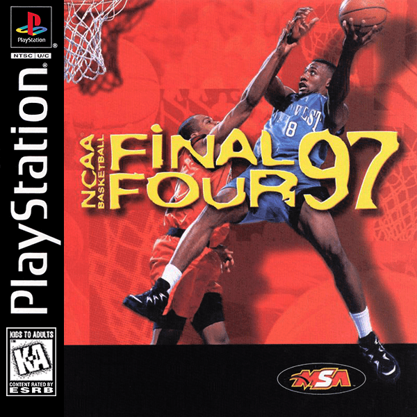 NCAA Basketball Final Four 97 box art for Playstation